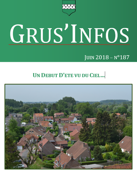 Grus'Infos n°187 - Juin 2018