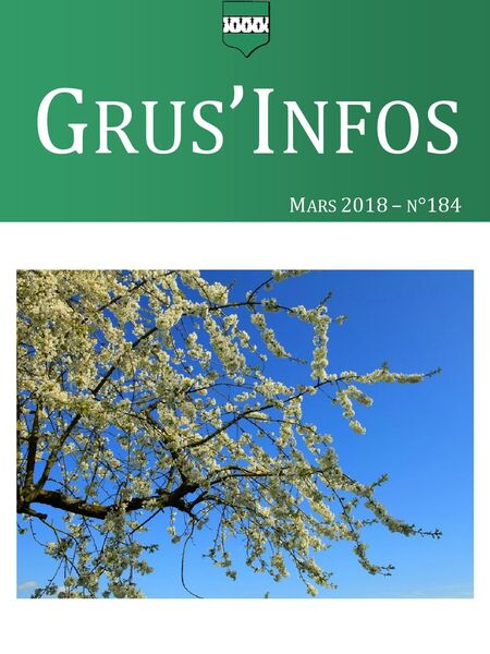 Grus'Infos n°184 - Mars 18
